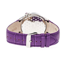 Load image into Gallery viewer, Sophie & Freda Toronto Leather-Band Ladies Watch - Silver/Purple - SAFSF2804