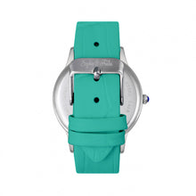 Load image into Gallery viewer, Sophie & Freda Sonoma Leather-Band Watch w/Swarovski Crystals - Silver/Teal - SAFSF4403