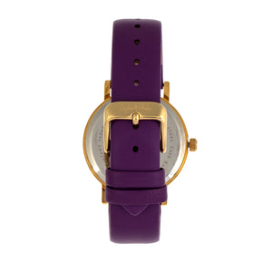 Sophie and Freda Budapest Leather-Band Watch - Purple - SAFSF5003