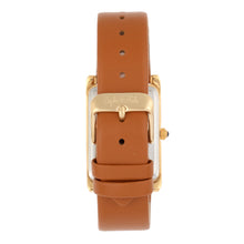 Load image into Gallery viewer, Sophie and Freda Wilmington Leather-Band Watch w/Swarovski Crystals - Brown - SAFSF5605