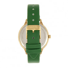 Load image into Gallery viewer, Sophie & Freda Rio Grande Leather-Band w/Swarovski Crystals - Gold/Green - SAFSF4605