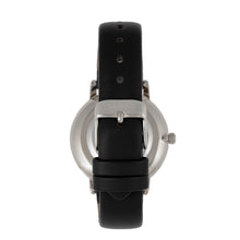 Load image into Gallery viewer, Sophie & Freda Breckenridge Leather-Band Watch - Silver/Black - SAFSF4704