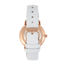 Load image into Gallery viewer, Sophie & Freda Breckenridge Leather-Band Watch - Rose Gold/White - SAFSF4706