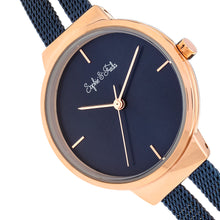 Load image into Gallery viewer, Sophie and Freda Sedona Bracelet Watch - Rose Gold/Blue - SAFSF5306
