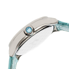 Load image into Gallery viewer, Sophie & Freda Monaco MOP Swiss Ladies Watch - Silver/Turquoise - SAFSF2703