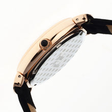 Load image into Gallery viewer, Sophie &amp; Freda New Orleans MOP Leather-Band Watch - Rose Gold/Black - SAFSF4008
