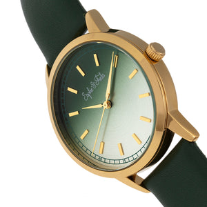 Sophie and Freda San Diego Leather-Band Watch - Green - SAFSF5103