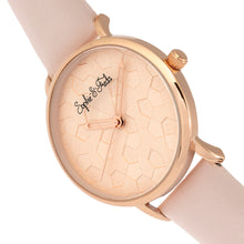 Load image into Gallery viewer, Sophie & Freda Breckenridge Leather-Band Watch - Rose Gold/Light Pink - SAFSF4707