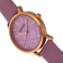 Load image into Gallery viewer, Sophie and Freda Budapest Leather-Band Watch - Pink - SAFSF5005
