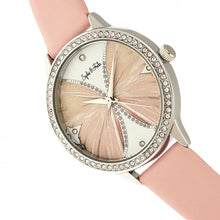 Load image into Gallery viewer, Sophie & Freda Rio Grande Leather-Band w/Swarovski Crystals - Silver/Light Pink - SAFSF4601