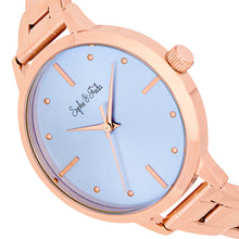 Load image into Gallery viewer, Sophie and Freda Milwaukee Bracelet Watch - Rose Gold/Lavender - SAFSF5805
