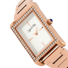 Load image into Gallery viewer, Sophie and Freda Wilmington Bracelet Watch w/Swarovski Crystals - Rose Gold - SAFSF5603