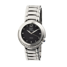 Load image into Gallery viewer, Sophie & Freda Lisbon Ladies Swiss Bracelet Watch - Silver/Black - SAFSF1302