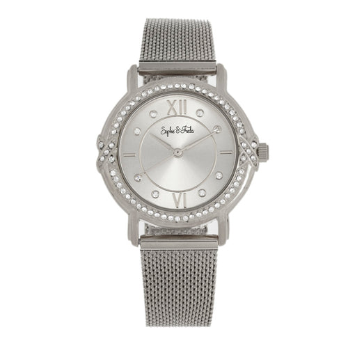 Sophie and Freda Reno Bracelet Watch w/Swarovski Crystals - SAFSF5401