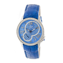 Load image into Gallery viewer, Sophie & Freda Toronto Leather-Band Ladies Watch - Silver/Blue - SAFSF2803