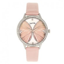 Load image into Gallery viewer, Sophie &amp; Freda Rio Grande Leather-Band w/Swarovski Crystals - Silver/Light Pink - SAFSF4601

