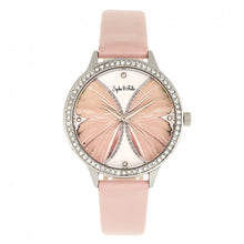Load image into Gallery viewer, Sophie & Freda Rio Grande Leather-Band w/Swarovski Crystals - Silver/Light Pink - SAFSF4601