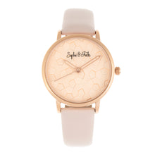 Load image into Gallery viewer, Sophie & Freda Breckenridge Leather-Band Watch - Rose Gold/Light Pink - SAFSF4707