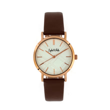 Load image into Gallery viewer, Sophie and Freda Budapest Leather-Band Watch - Brown - SAFSF5004
