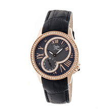 Load image into Gallery viewer, Sophie & Freda Toronto Leather-Band Ladies Watch - Rose Gold/Black - SAFSF2805