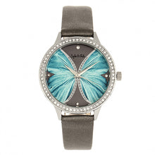 Load image into Gallery viewer, Sophie & Freda Rio Grande Leather-Band w/Swarovski Crystals - Silver/Grey - SAFSF4603