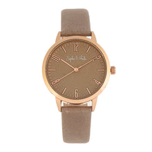 Load image into Gallery viewer, Sophie and Freda Vancouver Leather-Band Watch - Tan - SAFSF4904
