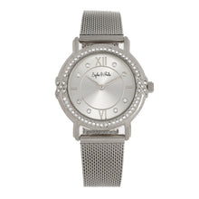 Load image into Gallery viewer, Sophie and Freda Reno Bracelet Watch w/Swarovski Crystals - Silver - SAFSF5401