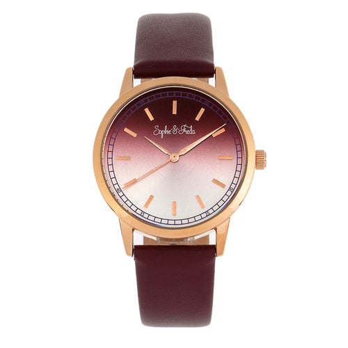 Sophie and Freda San Diego Leather-Band Watch - SAFSF5105