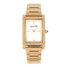 Load image into Gallery viewer, Sophie and Freda Wilmington Bracelet Watch w/Swarovski Crystals - Gold - SAFSF5602
