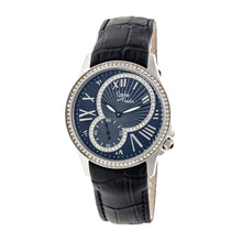 Load image into Gallery viewer, Sophie & Freda Toronto Leather-Band Ladies Watch - Silver/Black - SAFSF2801