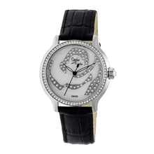 Load image into Gallery viewer, Sophie & Freda Monaco MOP Swiss Ladies Watch - Silver/Black - SAFSF2707