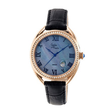 Load image into Gallery viewer, Sophie & Freda Austin MOP Swiss Ladies Watch - Rose Gold/Black - SAFSF2904