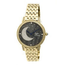 Load image into Gallery viewer, Sophie & Freda Moon & Stars Ladies Bracelet Watch - Gold - SAFSF2402