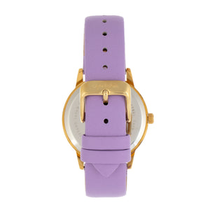 Sophie and Freda San Diego Leather-Band Watch - Purple - SAFSF5104