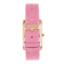 Load image into Gallery viewer, Sophie and Freda Wilmington Leather-Band Watch w/Swarovski Crystals - Pink - SAFSF5606
