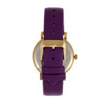 Load image into Gallery viewer, Sophie and Freda Budapest Leather-Band Watch - Purple - SAFSF5003
