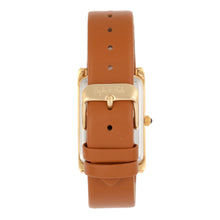 Load image into Gallery viewer, Sophie and Freda Wilmington Leather-Band Watch w/Swarovski Crystals - Brown - SAFSF5605
