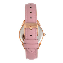 Load image into Gallery viewer, Sophie and Freda Mykonos Mother-Of-Pearl Leather-Band Watch - Light Pink - SAFSF5505
