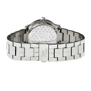 Sophie & Freda Siena Ladies Bracelet Watch - Silver/Red - SAFSF2602