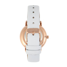 Load image into Gallery viewer, Sophie &amp; Freda Breckenridge Leather-Band Watch - Rose Gold/White - SAFSF4706
