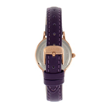 Load image into Gallery viewer, Sophie &amp; Freda Berlin Leather-Band Watch - Purple - SAFSF4805
