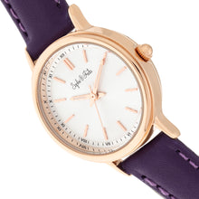 Load image into Gallery viewer, Sophie &amp; Freda Berlin Leather-Band Watch - Purple - SAFSF4805
