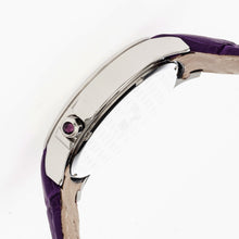 Load image into Gallery viewer, Sophie &amp; Freda Toronto Leather-Band Ladies Watch - Silver/Purple - SAFSF2804
