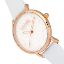 Load image into Gallery viewer, Sophie &amp; Freda Breckenridge Leather-Band Watch - Rose Gold/White - SAFSF4706
