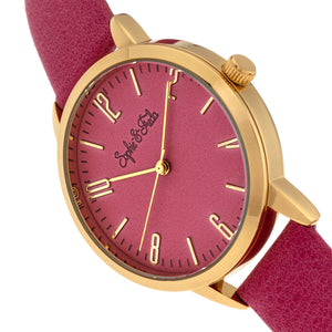 Sophie and Freda Vancouver Leather-Band Watch - Pink - SAFSF4903