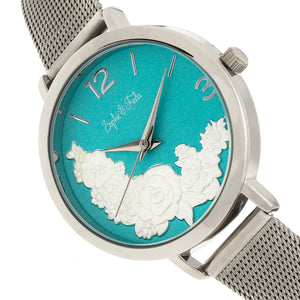 Sophie and Freda Lexington Bracelet Watch - Silver/Turquoise - SAFSF5202