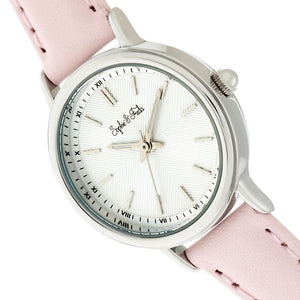 Sophie & Freda Berlin Leather-Band Watch - Light Pink - SAFSF4804