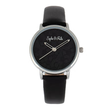 Load image into Gallery viewer, Sophie &amp; Freda Breckenridge Leather-Band Watch - Silver/Black - SAFSF4704
