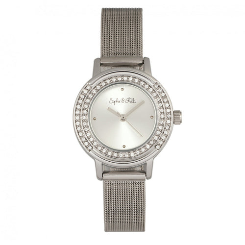 Sophie & Freda Cambridge Bracelet Watch w/Swarovski Crystals - SAFSF4101