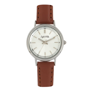 Sophie & Freda Berlin Leather-Band Watch - Brown - SAFSF4802